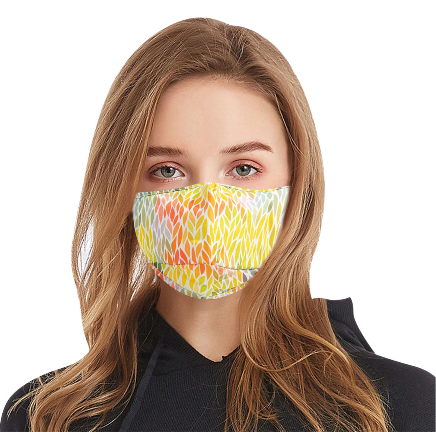 Floral Pattern Cloth Face Masks + Filter