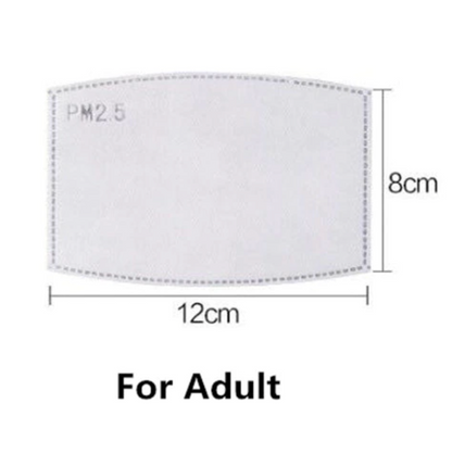 PM2.5 Disposable Mask Filters (Set of 10)