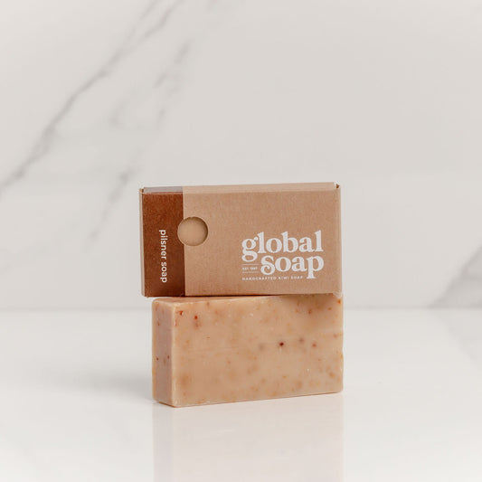 Pilsner Beer Soap: Shower, Shampoo & Shave Bar