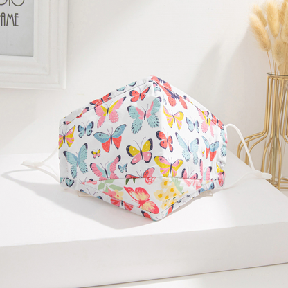 Floral Pattern Cloth Face Masks + Filter